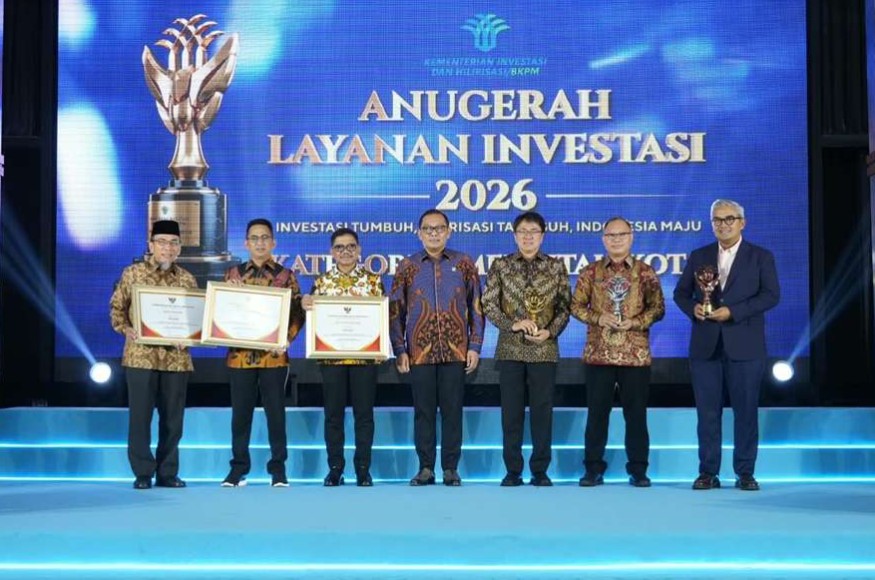 Pemkot Bandung Raih Penghargaan Nasional Layanan Investasi 2026